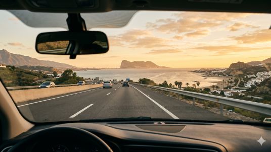 Gibraltar samochodem z Hiszpanii: granica i parking